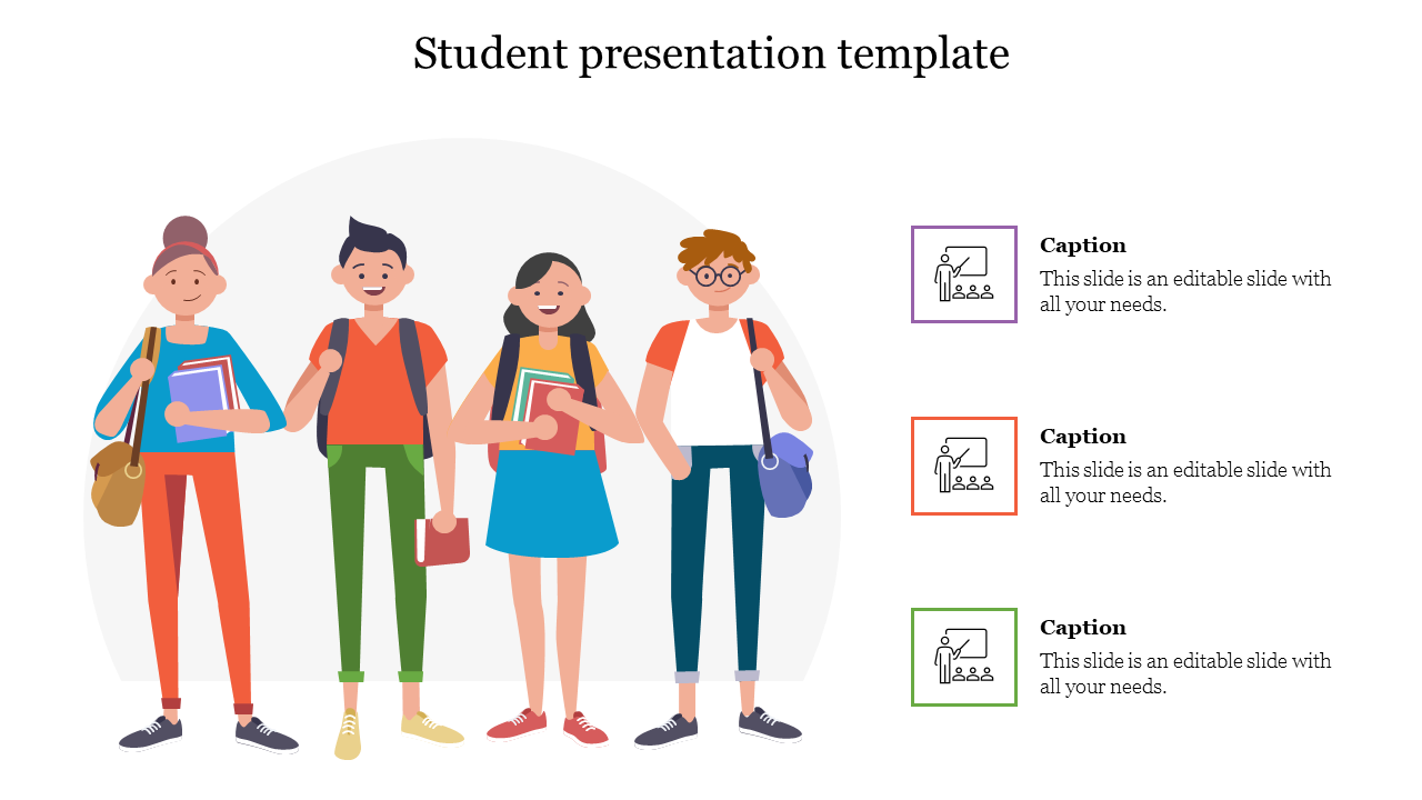 presentation heading for students